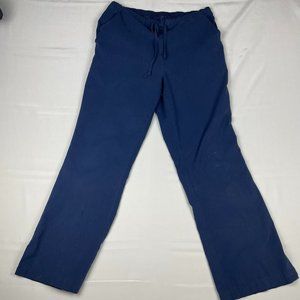 Barco Scrub Unisex Bottoms Medium Blue Pants Uniform Medical Nurse 28x39